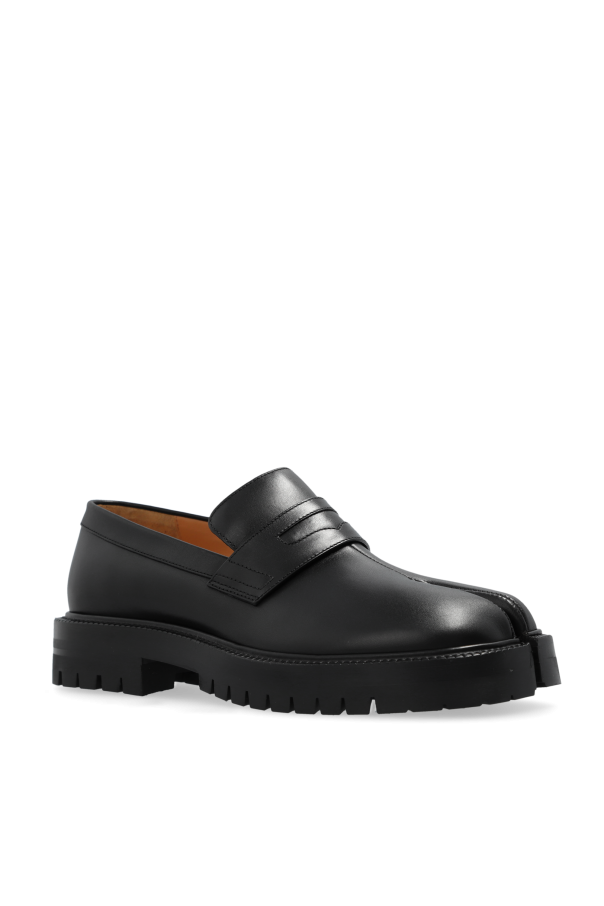 靴 Maison Margiela Tabi Maison Margiela Tabi Leather Derby Shoes | Black | FARFETCH PL